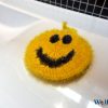 Smiley als Spüli häkeln – Bild 2