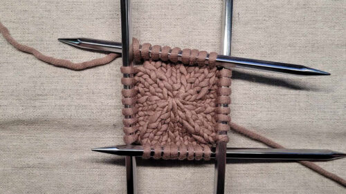 Gestrickter Magicring