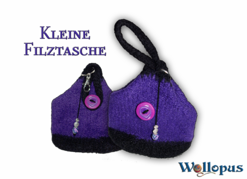 Kleine gefilzte Tasche